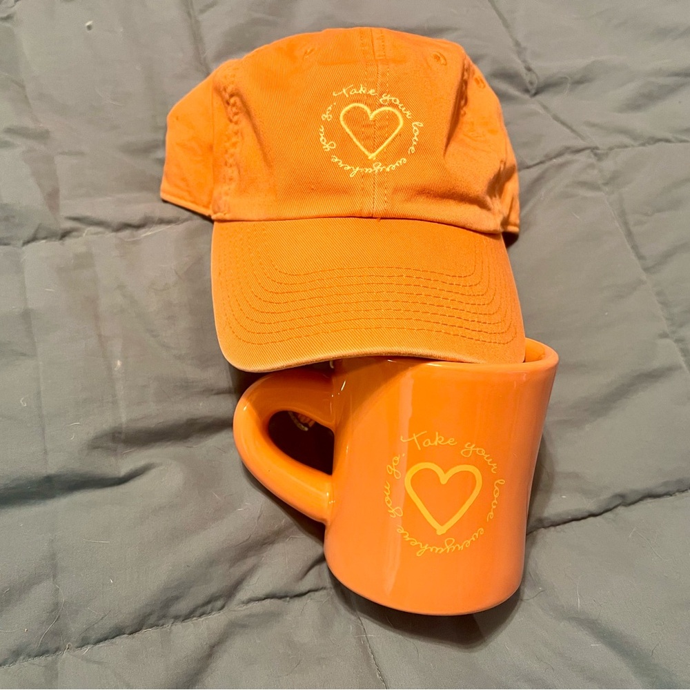 Life is Good Ball Cap w/Matching Diner Mug